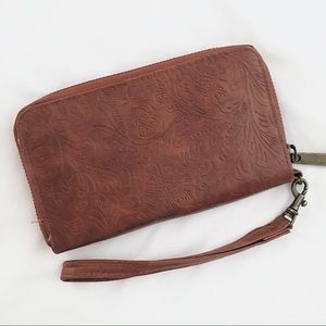Brown Pleather Wallet